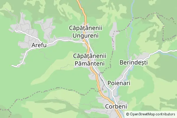 Mapa Capatineni-Ungureni