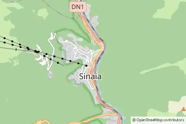 Mapa Sinaia