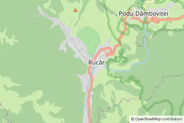 Mapa Rucăr