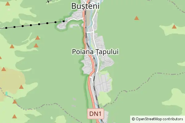 Mapa Bușteni