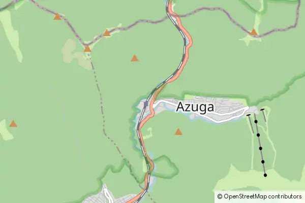 Mapa Azuga