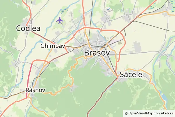 Mapa Braszów