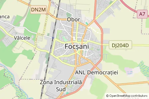 Mapa Focşani