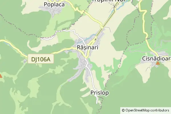 Mapa Rășinari