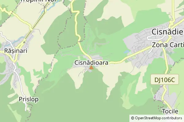 Mapa Cisnădioara