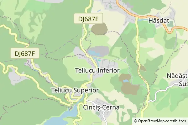 Mapa Teliucu Inferior