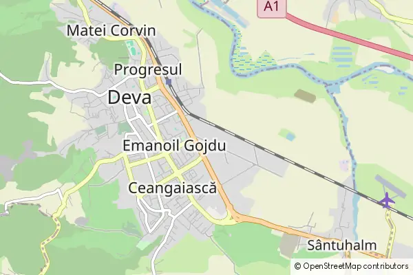 Mapa Deva