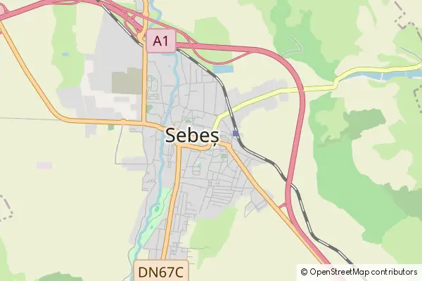 Mapa Sebeș