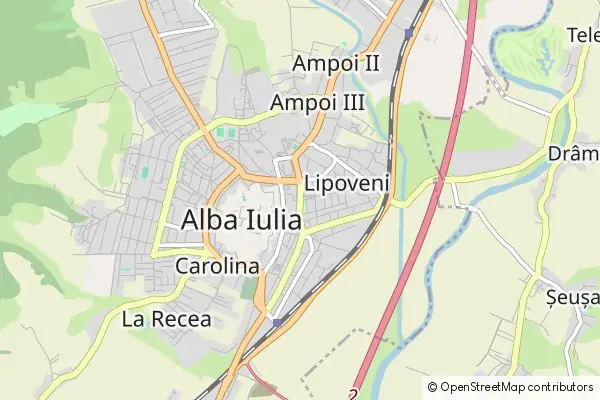 Mapa Alba Iulia