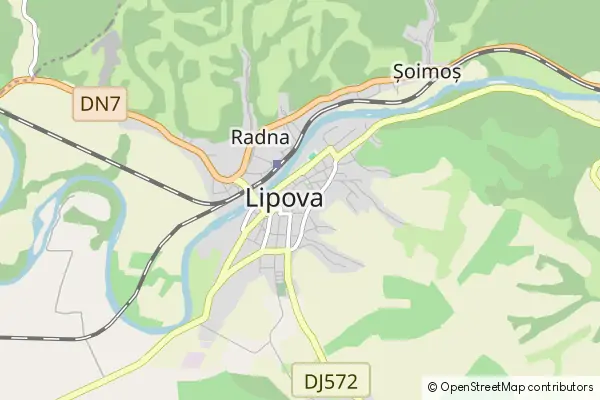 Mapa Lipova