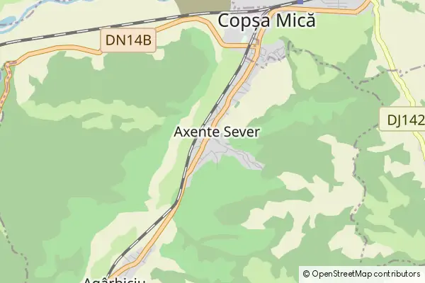 Mapa Axente Sever