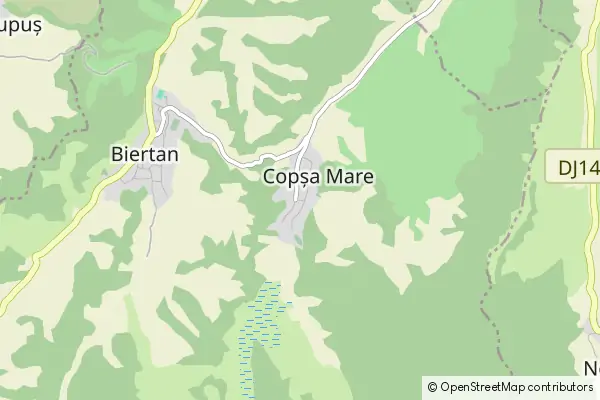 Mapa Copșa Mare