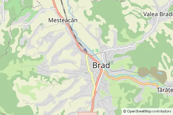 Mapa Brad