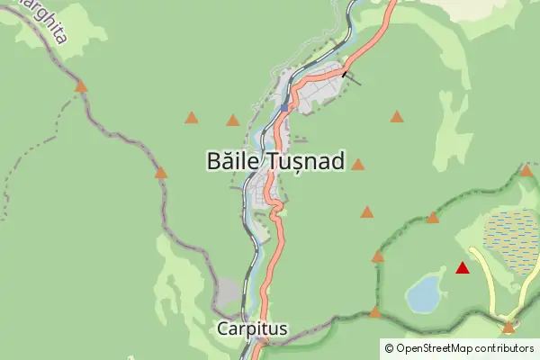 Mapa Băile Tuşnad