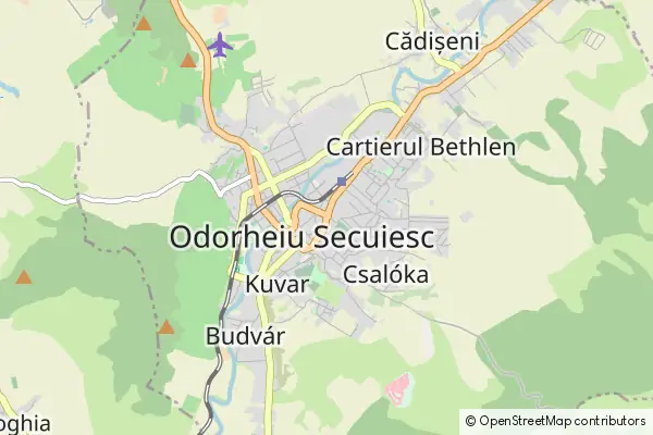 Mapa Odorheiu Secuiesc