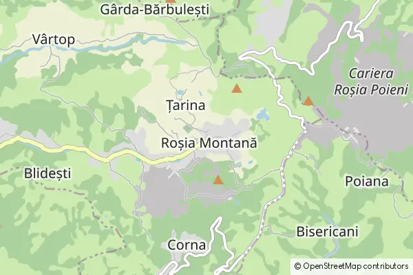 Mapa Roșia Montană