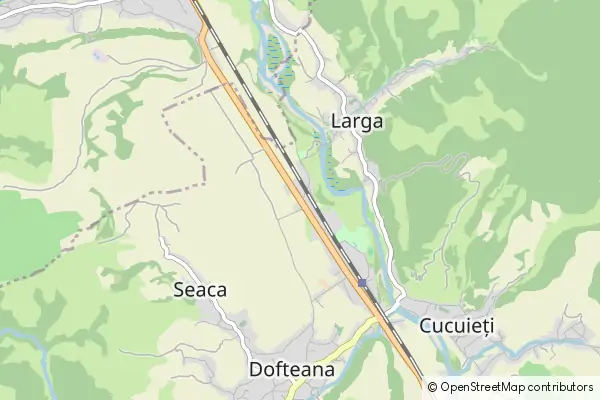 Mapa Dofteana