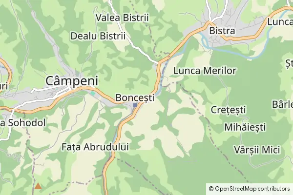 Mapa Câmpeni