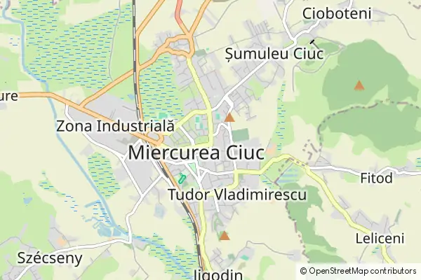 Mapa Miercurea-Ciuc