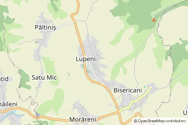 Mapa Lupeni