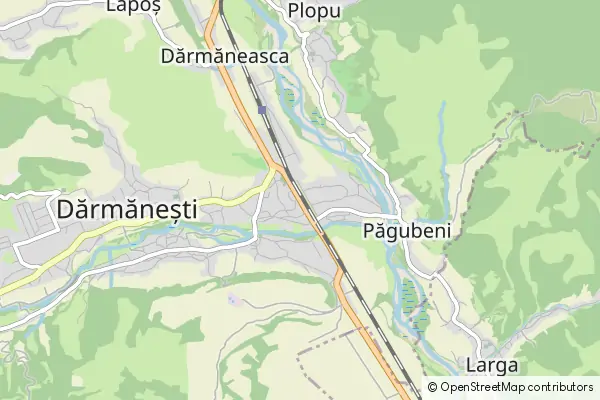 Mapa Dărmănești