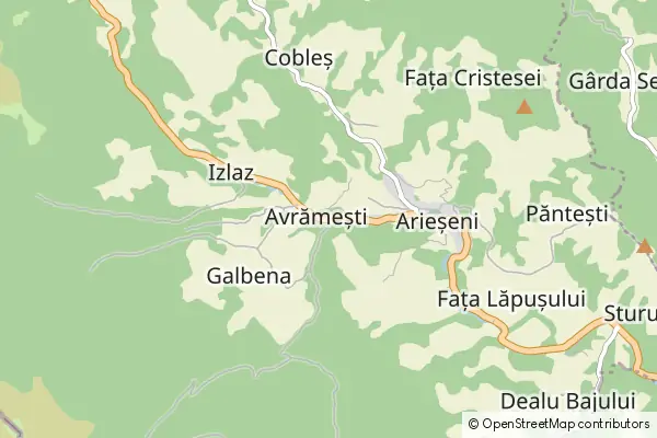 Mapa Arieșeni