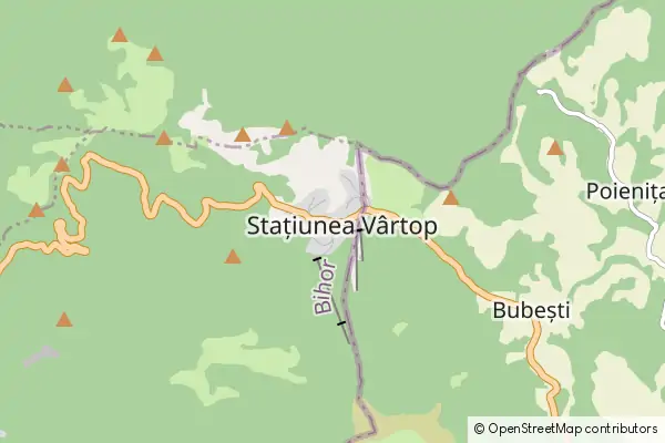 Mapa Vârtop