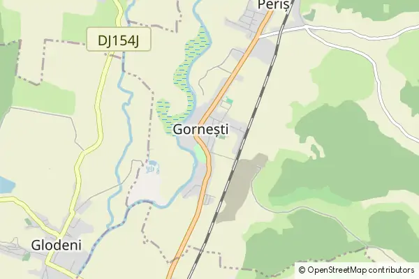 Mapa Gornești