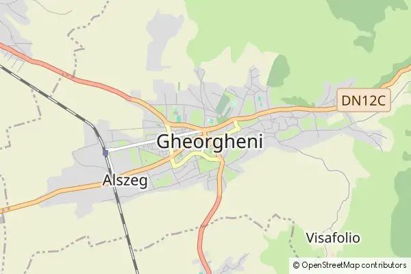 Mapa Gheorgheni