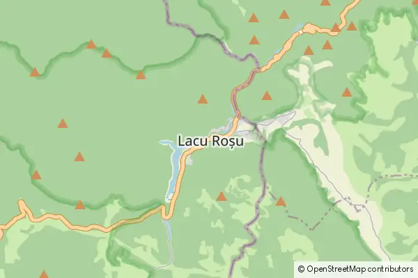 Mapa Lacu Roșu