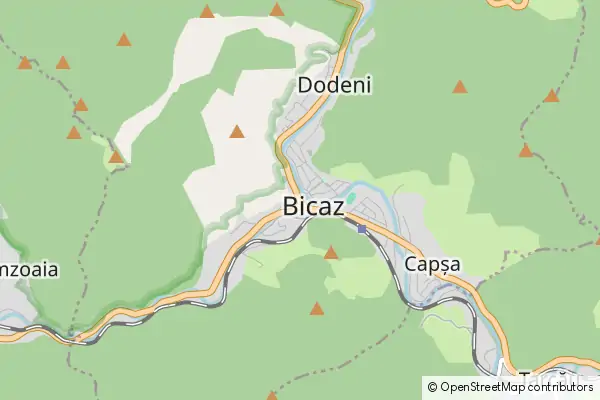 Mapa Bicaz