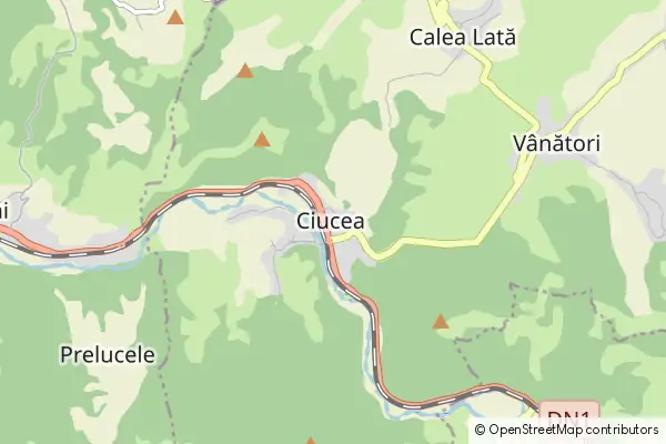 Mapa Ciucea