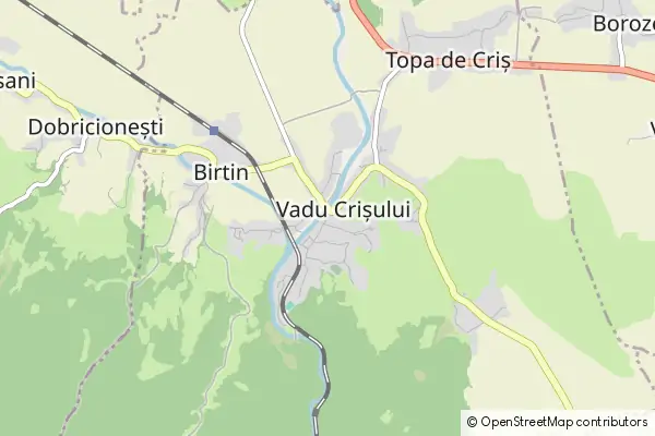 Mapa Vadu Crişului