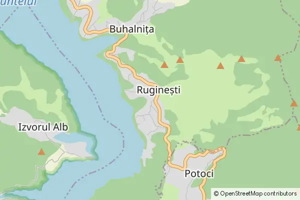 Mapa Ruginești