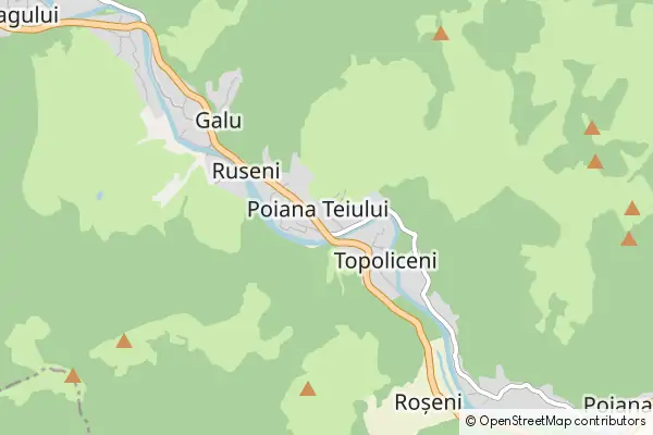 Mapa Poiana Teiului