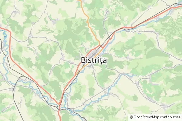 Mapa Bistriţa