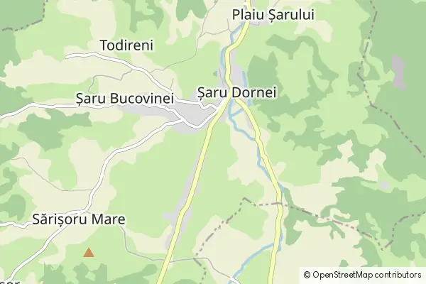 Mapa Şaru Dornei