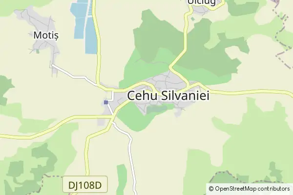 Mapa Cehu Silvaniei