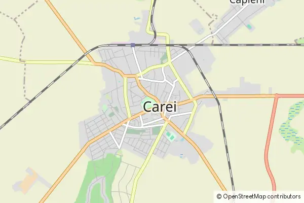 Mapa Carei