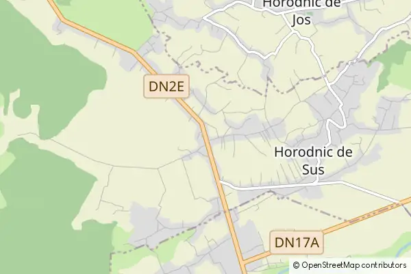 Mapa Horodnic de Sus