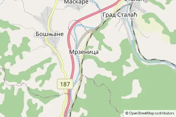 Mapa Mrzenica