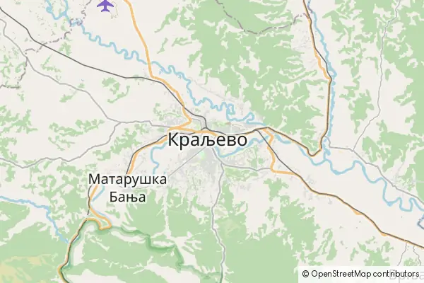 Mapa Kraljevo