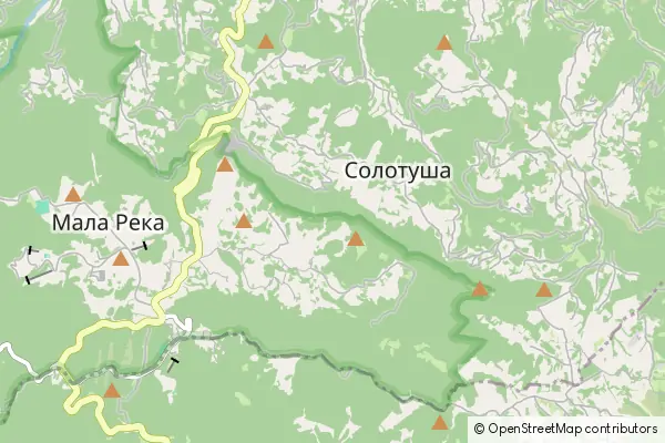 Mapa Solotuša