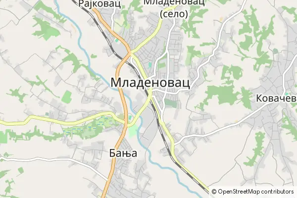 Mapa Mladenovac