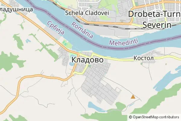 Mapa Kladovo