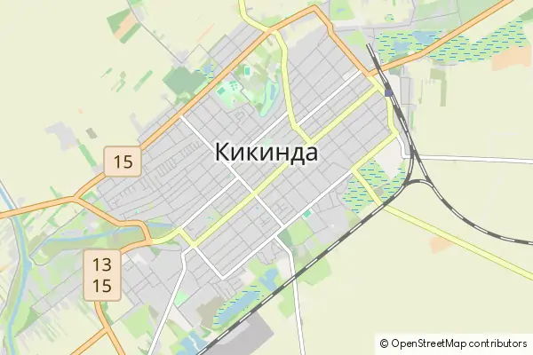 Mapa Kikinda