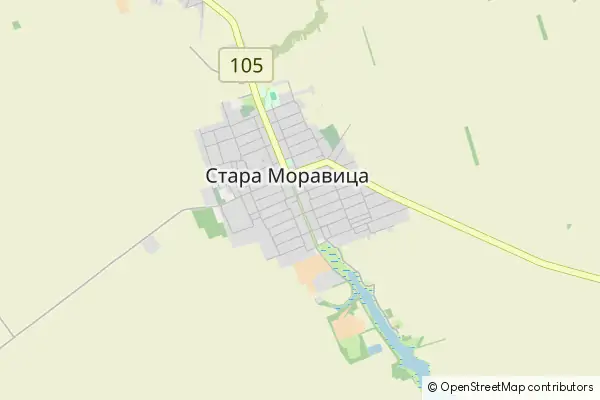 Mapa Stara Moravica