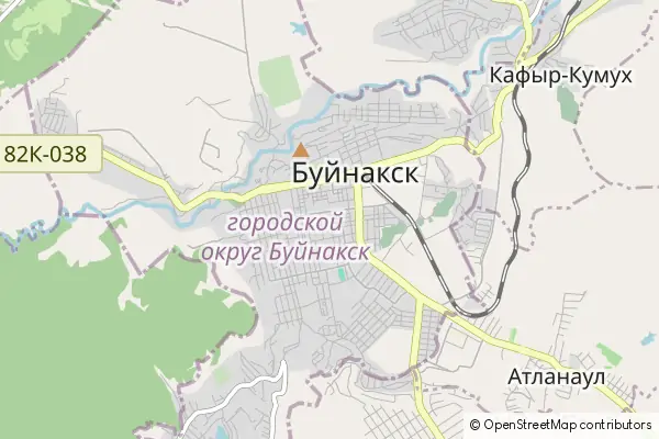 Mapa Bujnaksk