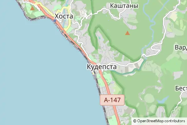 Mapa Kudepsta