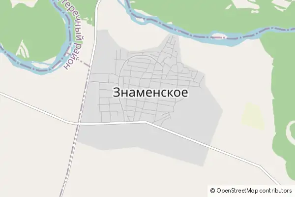 Mapa Znamenskoye